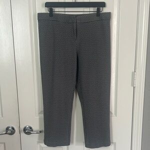 Amanda + Chesea Chic Black and White Geometric Pants, Size 12